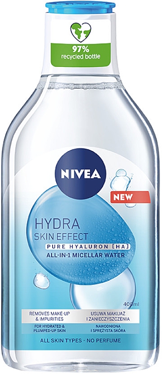 Mizellen-Reinigungswasser zum Abschminken - Nivea Hydra Skin Effect — Bild N1