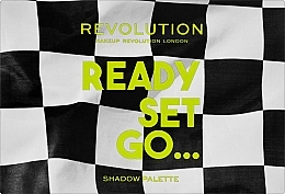 Lidschattenpalette - Makeup Revolution Power Shadow Palette Ready Set Go — Bild N2