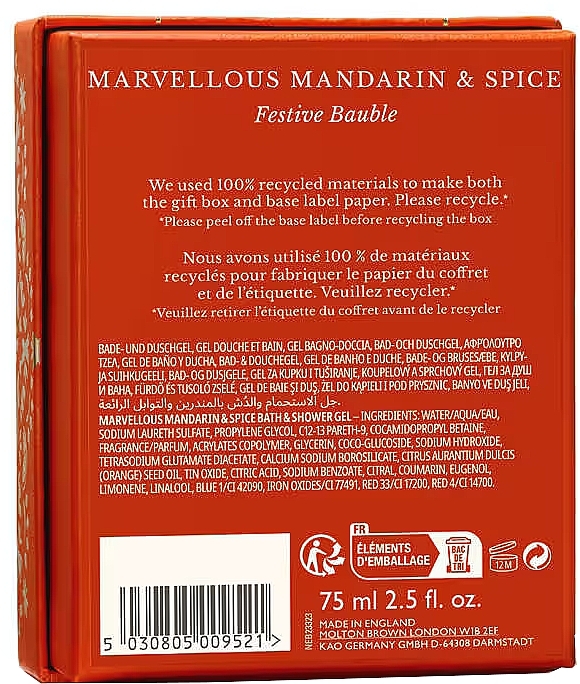 Körpergel - Molton Brown Marvellous Mandarin & Spice Festive Bauble  — Bild N4