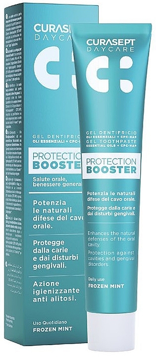 Zahnpasta - Curaprox Curasept Daycare Protection Booster Gel Toothpaste Frozen Mint  — Bild N1