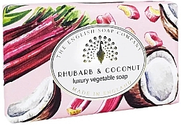 Düfte, Parfümerie und Kosmetik Seife Rhabarber und Kokos - The English Soap Company Vintage Collection Rhubarb & Coconut Soap