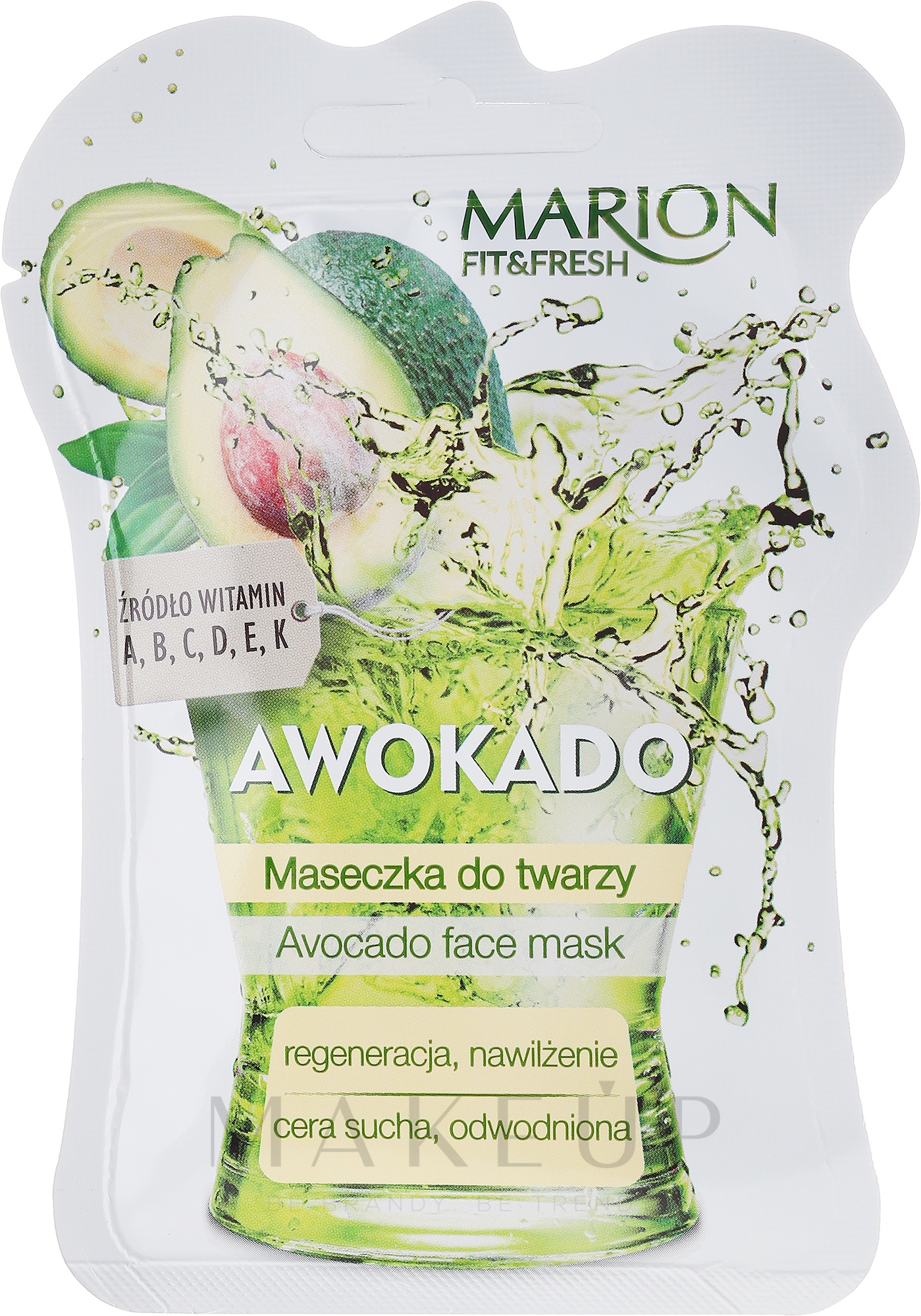 Feuchtigkeitsspendende und regenerierende Gesichtsmaske mit Avocado - Marion Fit & Fresh Avocado Face Mask — Bild 7.5 ml