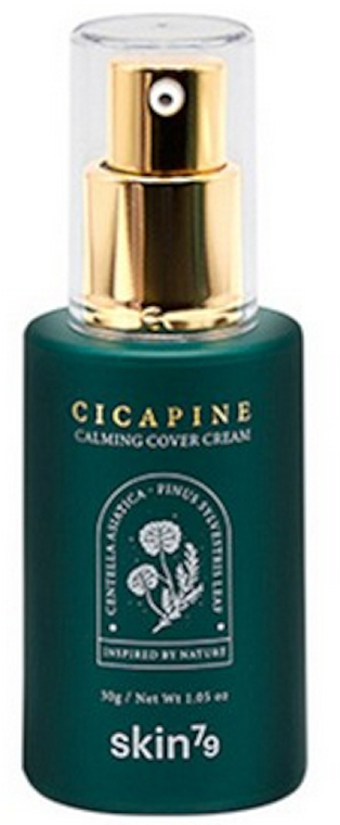 Korrigierende Gesichtscreme - Skin79 Cica Pine Calming Cover Cream SPF38/PA++ — Bild N1