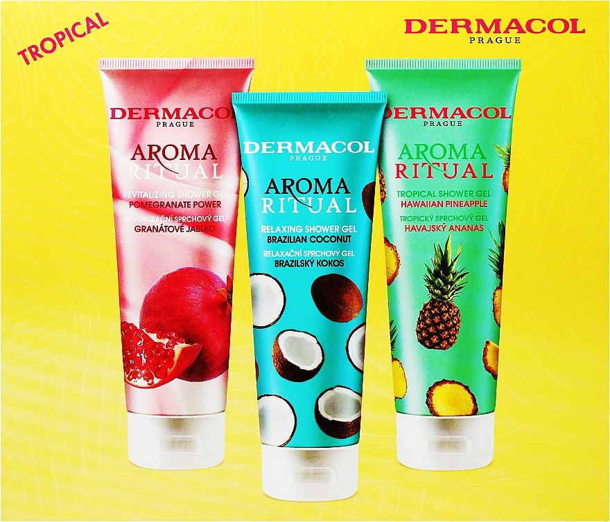 Set - Dermacol Aroma Ritual Tropical Gift Set  — Bild N1