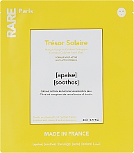 Düfte, Parfümerie und Kosmetik Beruhigende Gesichtsmaske mit Vitamin E und Arnika-Extrakt - RARE Paris Tresor Solaire Mask