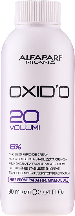 Entwickler 6% - Alfaparf Milano Oxid'o Oxydant Cream 20 Volumes 6%