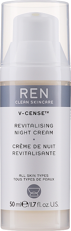 Revitalisierende Anti-Aging Nachtcreme - Ren V-Cense Revitalising Night Cream — Bild N1