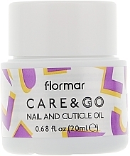 Öl für Nägel und Nagelhaut - Flormar Care & Go Nail and Cuticle Oil — Bild N1
