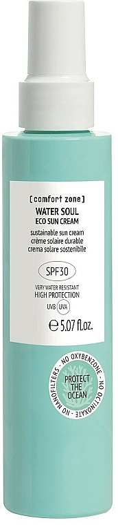 Sonnenschutzcreme-Fluid für Körper und Gesicht SPF 30 - Comfort Zone Water Soul Eco Sun Cream Spf30 — Bild N1