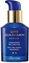 Reichhaltige feuchtigkeitsspendende Anti-Aging Gesichts- und Halsemulsion - Guerlain Super Aqua Rich Emulsion — Bild N1