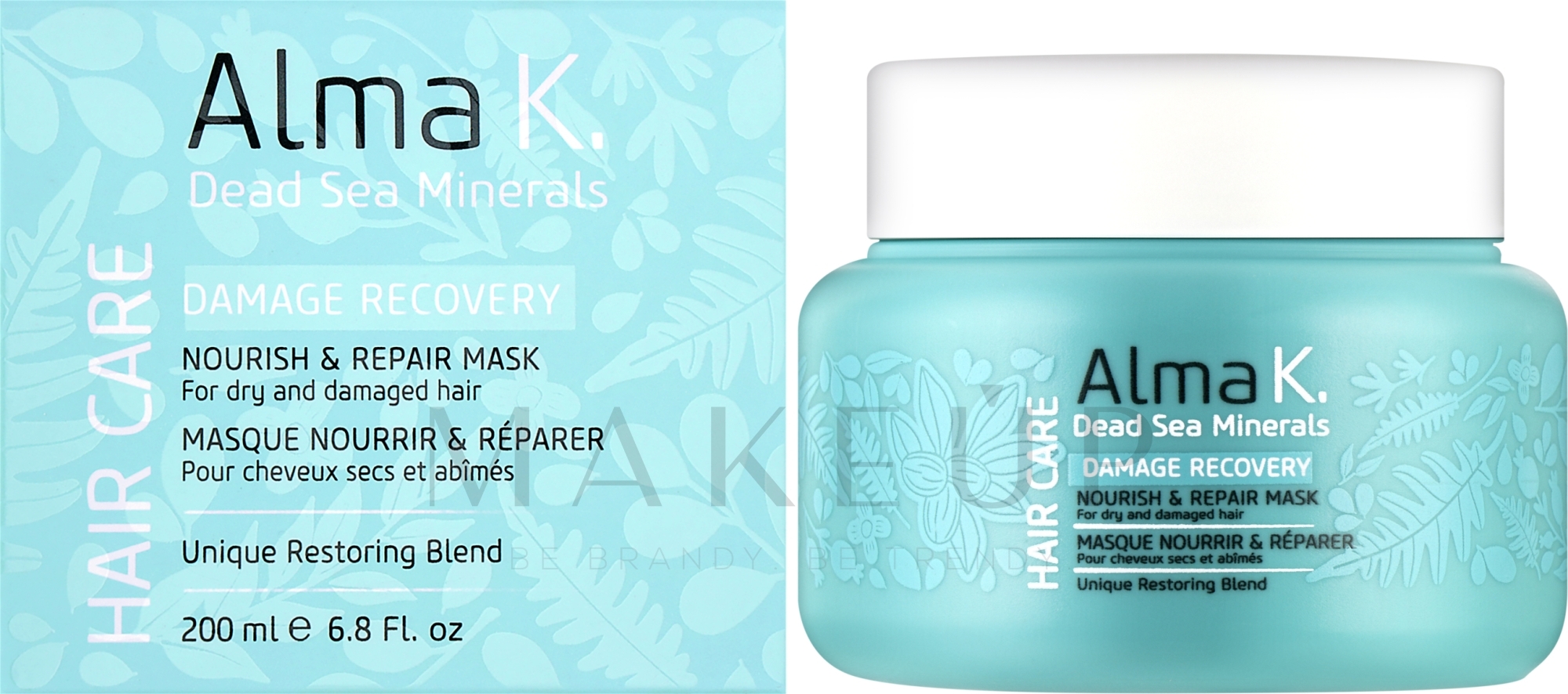 Haarmaske - Alma K. Damage Recovery Nourish & Repair Mask — Bild 200 ml