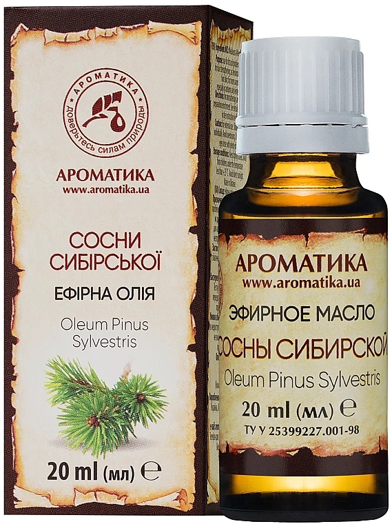 Ätherisches Bio sibirisches Kiefernöl - Aromatika — Bild N2