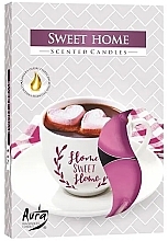 Düfte, Parfümerie und Kosmetik Teekerzen-Set Süßes Zuhause - Bispol Sweet Home Scented Candles 