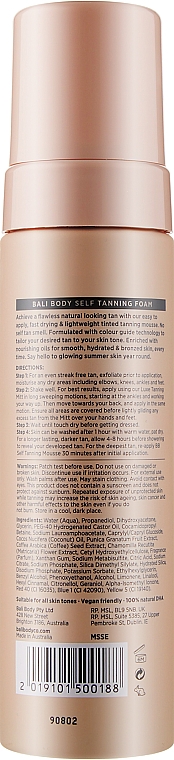 Selbstbräuner-Mousse für den Körper - Bali Body Self Tanning Mousse — Bild N2