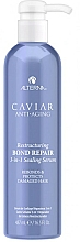 Reparierendes und schützendes Anti-Spliss Serum für trockenes und strapaziertes Haar - Alterna Caviar Anti-Aging Restructuring Bond Repair 3-in-1 Sealing Serum — Bild N2