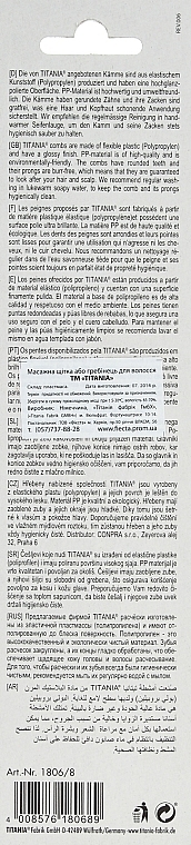 Nadelstielkamm 21,5 cm - Titania Havannah — Bild N3