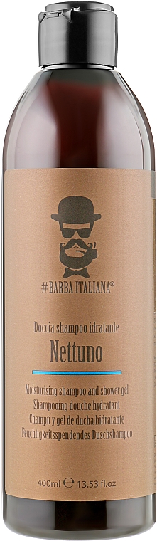 Feuchtigkeitsspendendes Shampoo & Duschgel - Barba Italiana Nettuno Shampoo And Shower Gel — Bild N1