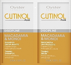 Düfte, Parfümerie und Kosmetik Haarprobenset - Oyster Cosmetics Cutinol Plus Dascipline (mask/15ml + sh/15ml) (2x15ml)