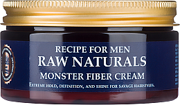 Düfte, Parfümerie und Kosmetik Definierende Haarstylingcreme für mehr Glanz Extrem starker Halt - Recipe For Men RAW Naturals Monster Fiber Cream