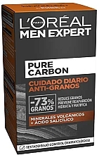 Feuchtigkeitsspendende Creme gegen Hautunreinheiten - L'Oreal Paris Daily Anti-pimple Care Pure Carbon Men Expert — Bild N2