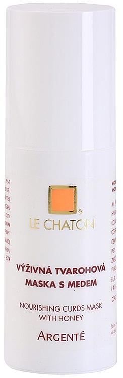 Nährende Gesichtsmaske mit Honig - Le Chaton Argente Nourishing Curds Mask With Honey — Bild N1