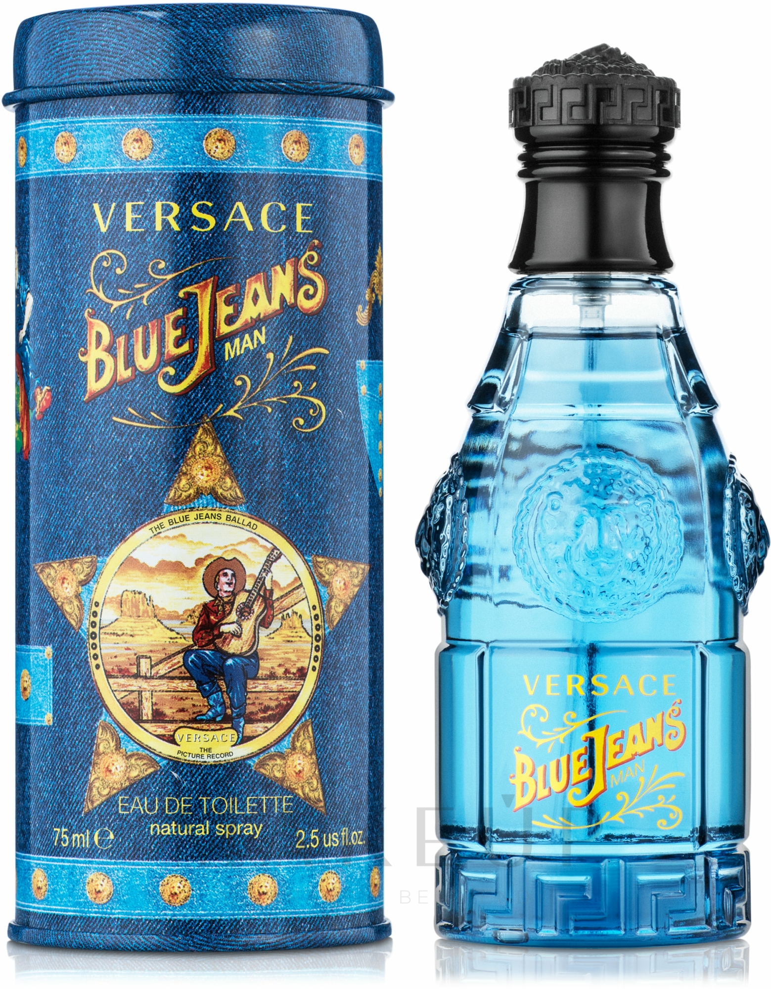 Versace Blue Jeans Man - Eau de Toilette  — Bild 75 ml