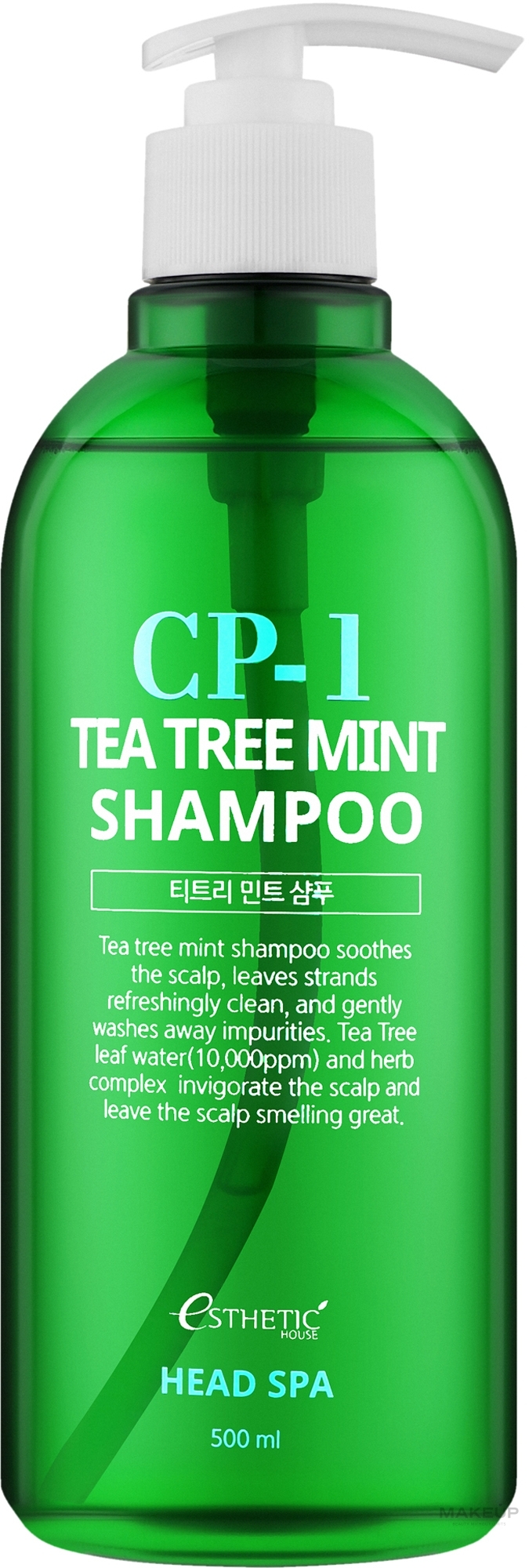 Beruhigendes Haarshampoo - Esthetic House CP-1 Tea Tree Mint Shampoo  — Bild 500 ml