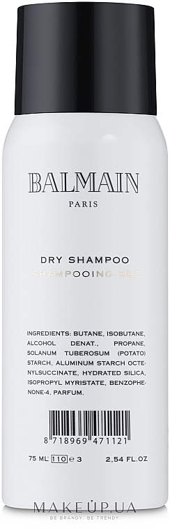 Trockenshampoo mit Arganöl und Seidenprotein - Balmain Paris Hair Couture — Bild N1