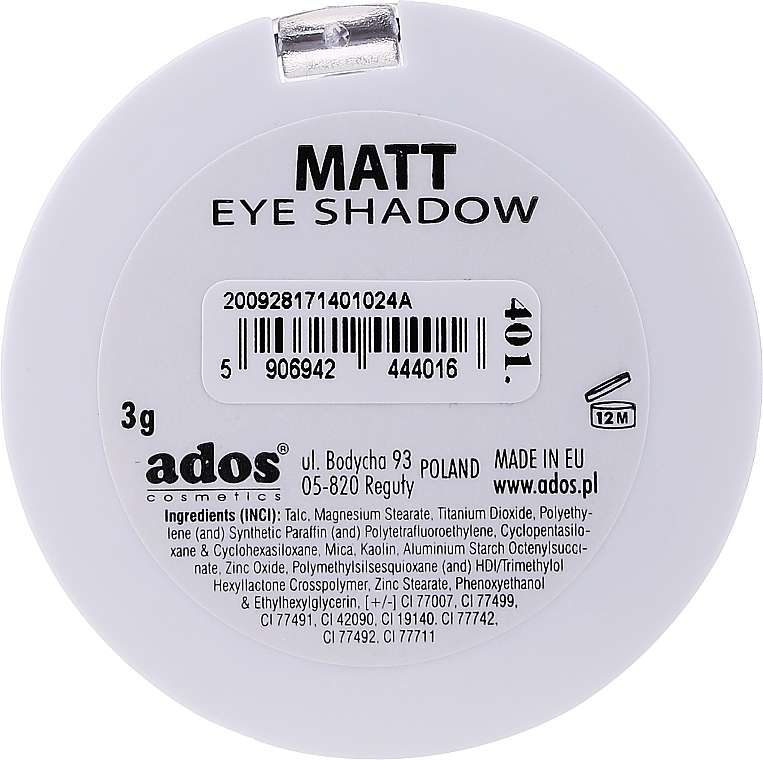 Matte Lidschatten - Ados Matt Effect Eye Shadow — Bild N18