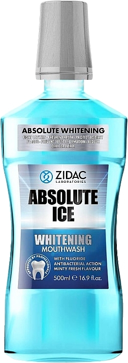 Mundwasser - Zidac Absolute Ice Whitening Mouthwash — Bild N1
