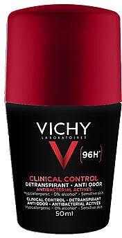 Deo Roll-on - Vichy Homme Clinical Control Deperspirant 96h — Bild N1