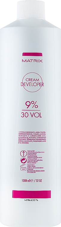 Creme-Oxidationsmittel 9% - Matrix Cream Developer 30 Vol. 9 %  — Foto N2