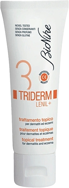 Creme für zu Dermatitis neigende Haut - BioNike Triderm Lenil + Topical Treatment — Bild N1