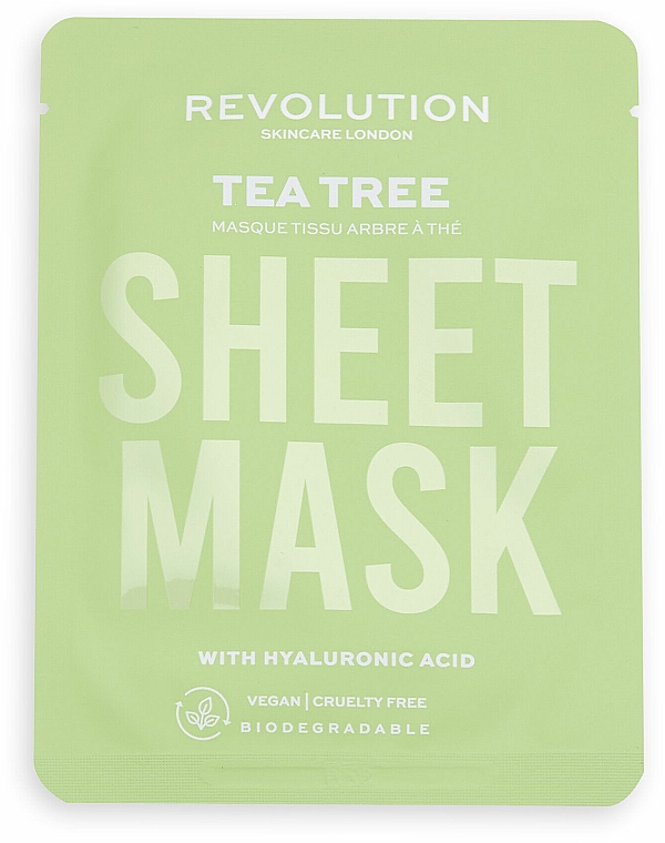 Gesichtspflegeset - Revolution Skincare Oily Skin Biodegradable Sheet Mask (Tuchmaske 3 St.) — Bild N4