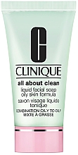 Flüssigseife für fettige Haut - Clinique All About Clean Liquid Facial Soap — Bild N1