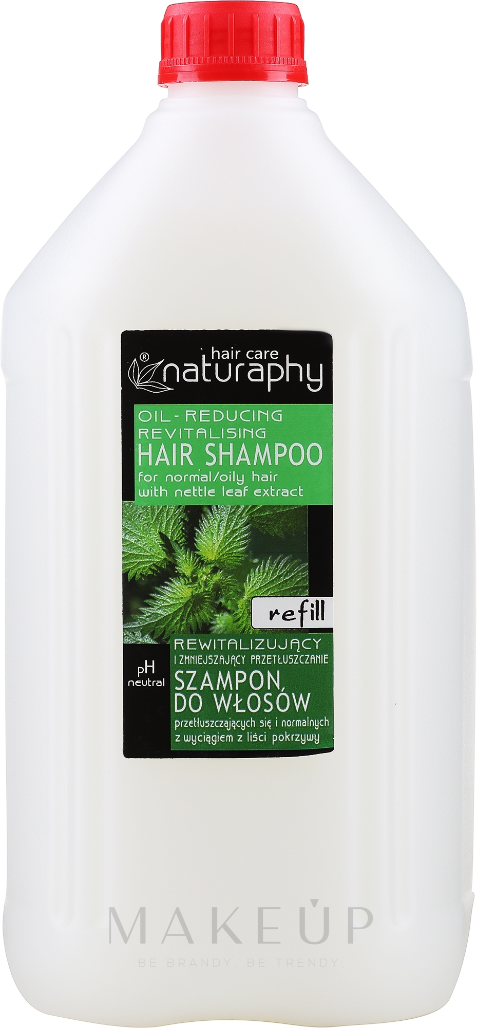 Shampoo mit Brennnesselextrakt - Naturaphy Nettle Leaf Extract Shampoo Refill — Bild 5000 ml
