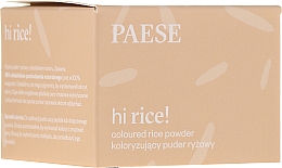Düfte, Parfümerie und Kosmetik Loser Reispuder für das Gesicht - Paese Hi Rice Coloured Rice Powder