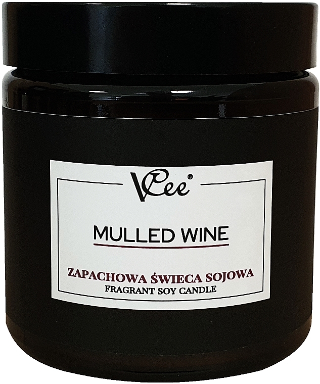 Sojakerze mit Glühweinduft - Vcee Mulled Wine Fragrant Soy Candle — Bild N1