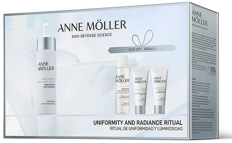 Set, 4 Produkte - Anne Moller Perfectia Super Anti-spot Serum Case — Bild N1