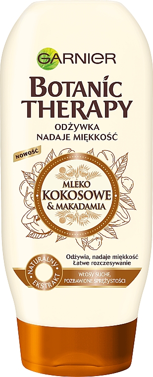 Pflegende Haarspülung - Garnier Botanic Therapy Coconut Milk & Makadamia Conditioner — Bild N1