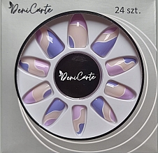 Düfte, Parfümerie und Kosmetik Künstliche Nägel Lavendel 24 St. - Deni Carte 4114