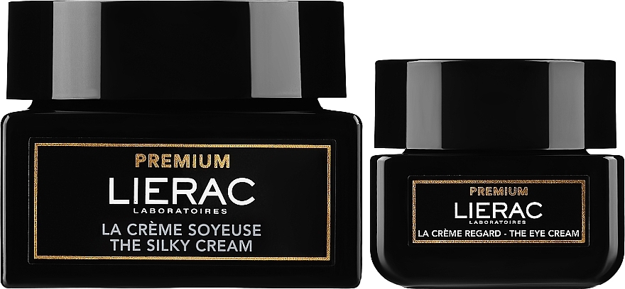 Gesichtspflegeset - Lierac Premium Silky Cream (Gesichtscreme 50ml + Augencreme 20ml) — Bild N2