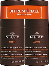 Düfte, Parfümerie und Kosmetik Deo Roll-on mit 24-Stunden-Schutz 2 St. - Nuxe Men 24hr Protection Deodorant
