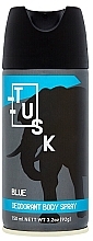 Düfte, Parfümerie und Kosmetik Deospray - Tusk Blue Deodorant Body Spray