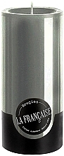 Düfte, Parfümerie und Kosmetik Kerze Zylinder Durchmesser 7 cm Höhe 15 cm - Bougies La Francaise Cylindre Candle Grey