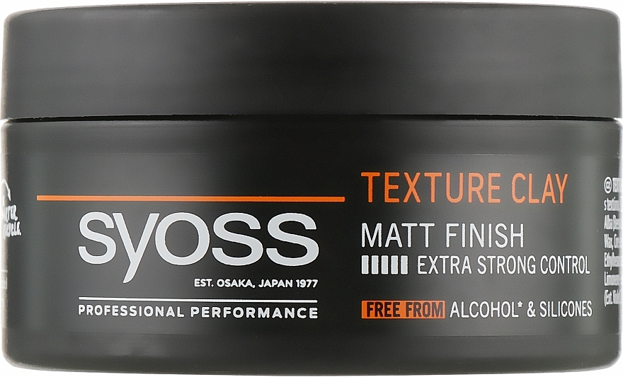 Syoss Texture Clay - Styling-Tonerde mit Matt-Effekt und extra starkem Halt — Bild N2