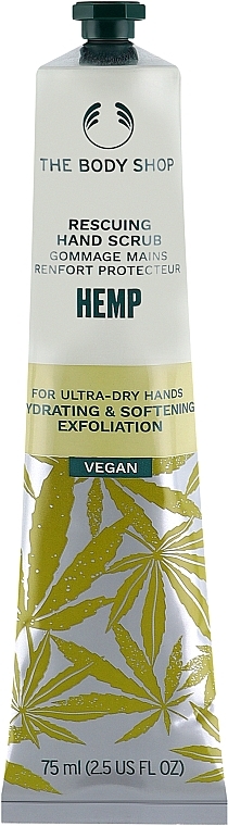 Handpeeling mit Hanf - The Body Shop Hemp Rescuing Hand Scrub — Bild N1