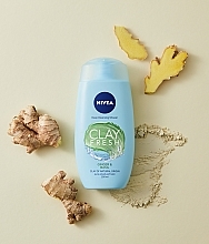 Duschgel für weiche Haut "Hibiskus und Weißer Salbei" - NIVEA Clay Fresh Ginger & Basil — Bild N3