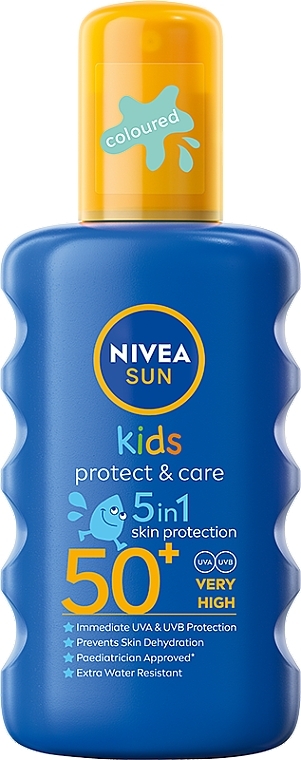 Feuchtigkeitsspendendes Sonnenschutzspray für Kinder SPF 50+ - NIVEA Sun Kids Moisturising Spray SPF 50+ — Bild N1