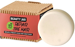 Regenerierende und stärkende feste Haarspülung mit Rizinusöl, Kakaobutter und Panthenol - Beauty Jar Repair The Hair Solid Hair Conditioner — Bild N1